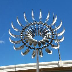 Скульптура кинетическая для улицы из нержавеющей стали (арт. 26-1090474)