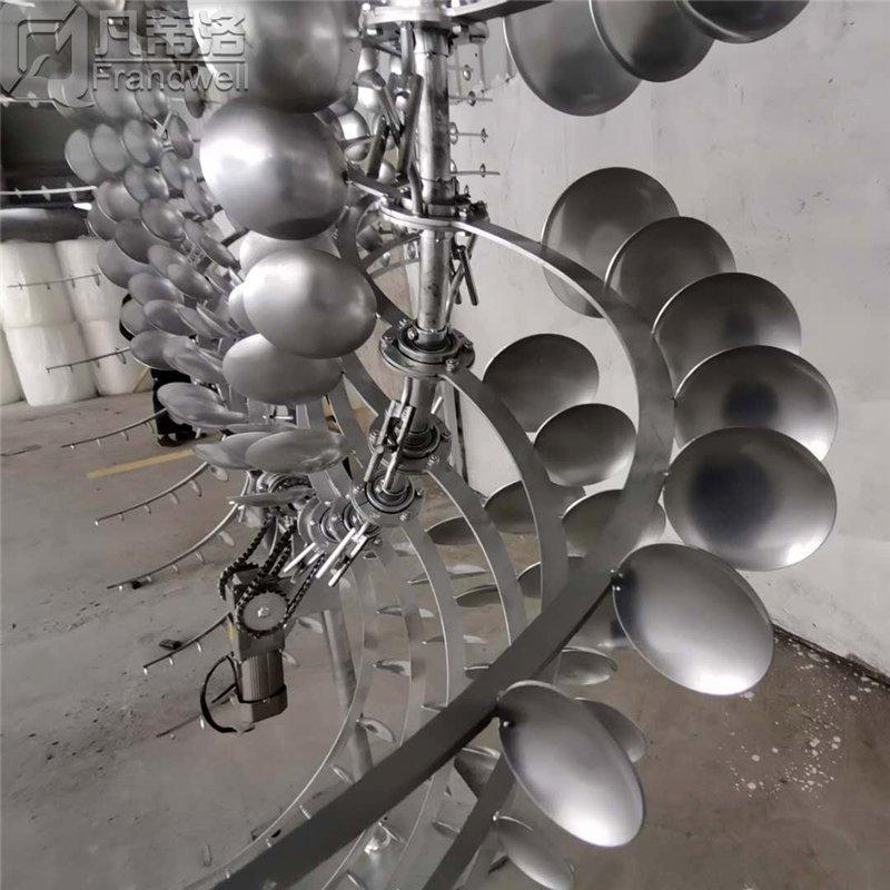 Скульптура для сада из нержавеющей стали с кинетическим эффектом (арт. 26-1090482)