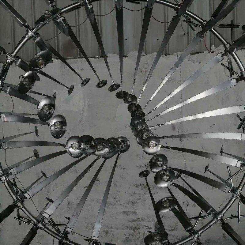 Вертушка садовая вертикальная металлическая из нержавейки (арт. 26-1090483)