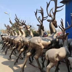 Садовая скульптура олень из нержавеющей стали SSD-235 (арт. 26-1090484)