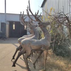 Садовая скульптура олень из нержавеющей стали SSD-235 (арт. 26-1090484)