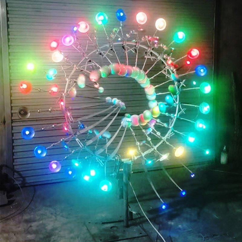 Кинетическая скульптура из нержавеющей стали для сада (арт. 26-1090491)