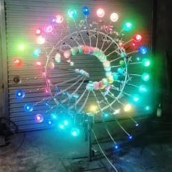 Кинетическая скульптура из нержавеющей стали для сада (арт. 26-1090491)