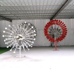 Кинетическая скульптура из нержавеющей стали для сада (арт. 26-1090491)