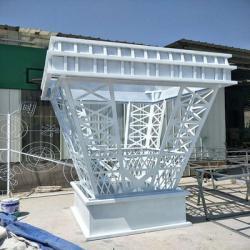 Скульптура уличная металлическая подсвеченная Эйфелева башня (арт. 26-1090492)