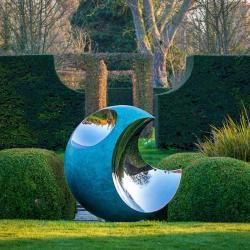 Скульптура из нержавеющей стали круглая для галереи (арт. 26-1090494)