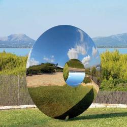 Скульптура из нержавеющей стали круглая для галереи (арт. 26-1090494)