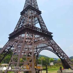 Украшение для сада Эйфелева башня 4м с LED подсветкой (арт. 26-1090496)