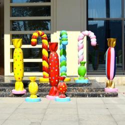 Статуя мороженого из стеклопластика для декора (арт. 26-1090521)