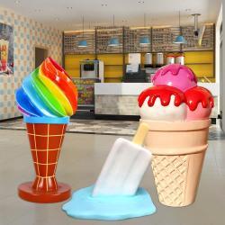 Скульптура уличная большая из стеклопластика Мороженое (арт. 26-1090522)