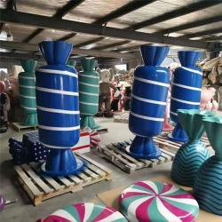 Скульптура Леденец Тросточка из Фибергласа для декора (арт. 26-1090530)