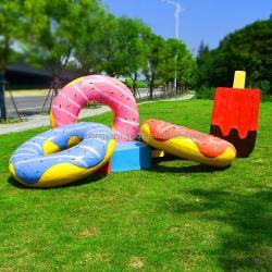 Надувной новогодний декор гигантский пончик для Candyland (арт. 26-1090554)