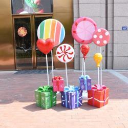 Украшение новогоднее гигантская трость мороженое (арт. 26-1090567)