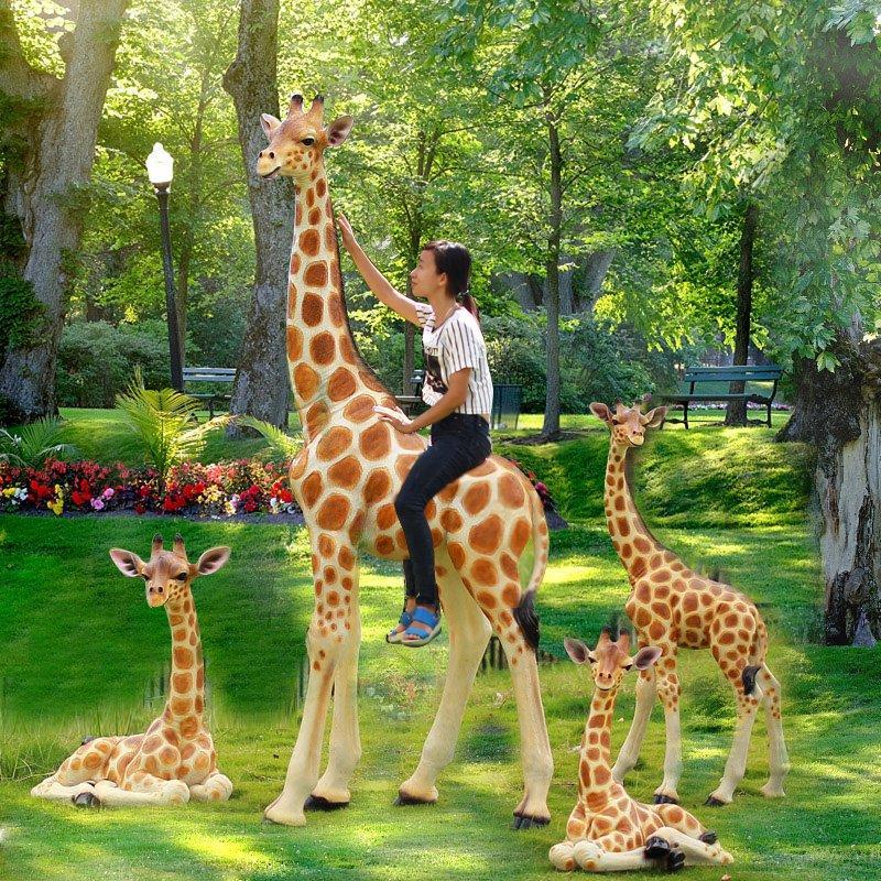 Садовая фигура фламинго из стеклопластика в натуральную величину (арт. 26-1090574)