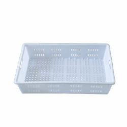 Корзина пластиковая HDPE/PP белая вентилируемая для мяса (арт. 26-1200047)