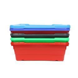 Ящик пластиковый усиленный с крышкой для мяса и птицы (арт. 26-1200067)