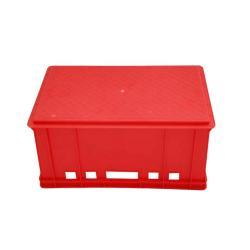 Ящик пластиковый штабелируемый красный для мяса птицы (арт. 26-1200068)