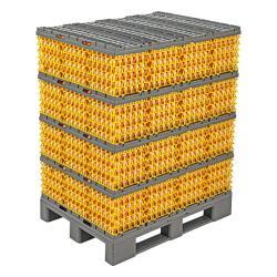 Паллеты пластиковые безопасные для транспортировки яиц (арт. 26-1200088)