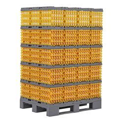 Паллеты пластиковые безопасные для транспортировки яиц (арт. 26-1200088)