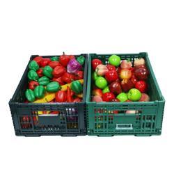 Ящик складной HDPE легкий цветной для фруктов (арт. 26-1200110)