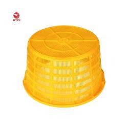 Корзина пластиковая круглая с вентиляцией для рыбы и морепродуктов (арт. 26-1200153)