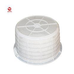 Корзина пластиковая круглая с вентиляцией для рыбы и морепродуктов (арт. 26-1200153)