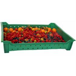 Лоток пластиковый вентиляционный штабелируемый для ягод (арт. 26-1200155)