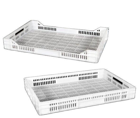 Ящик пластиковый с вентиляцией для сбора фруктов (арт. 26-1200158)