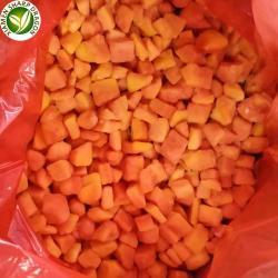 Замороженные кусочки папайи IQF сладкие для хранения (арт. 26-1302077)