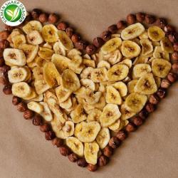 Снэки из сушеных фруктов банановые чипсы органические (арт. 26-1302172)