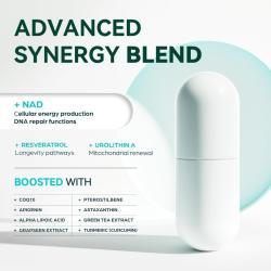 Добавка липосомальная 1500мг NAD с ресвератролом для здоровья клеток (арт. 26-1002114)