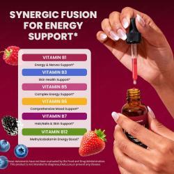 Капли b-комплекс жидкие B1 B6 B12 для энергии (арт. 26-1002188)