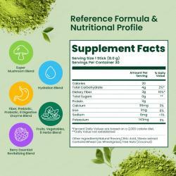 Порошок суперфуд с зеленью, фруктами и пробиотиками (арт. 26-1002195)