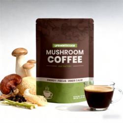 Кофе порошок с грибами рейши кордицепс львиная грива для энергии (арт. 26-1002220)