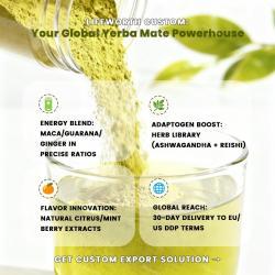 Чай мате растворимый с ноотропами для ясности ума и здоровья (арт. 26-1002264)