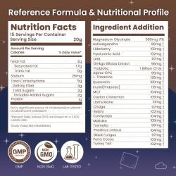 Какао-порошок с грибами рейши и кордицепсом для энергии (арт. 26-1002300)