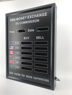 Дисплей LED 2.3 дюйма с ик-пультом для курсов валют (арт. 26-2002041)