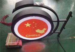 Экран LED круглый двусторонний 600мм для рекламы (арт. 26-2002109)