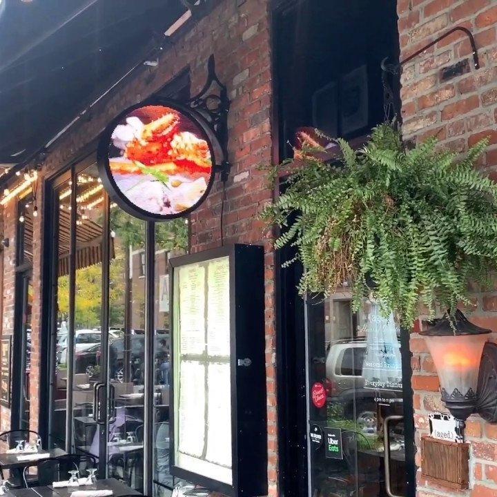 Экран LED круглый двусторонний WIFI 110-220V для рекламы (арт. 26-2002122)