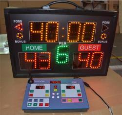Табло LED 650x400 мм с таймером 24 сек для баскетбола (арт. 26-2002131)