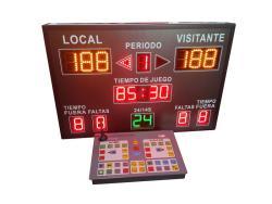 Табло LED 650x400 мм испанский язык для баскетбола (арт. 26-2002135)