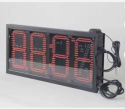 Часы LED 8 дюймов красные уличные с GPS (арт. 26-2002242)