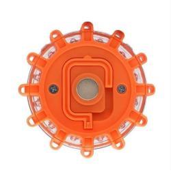 Светодиодные аварийные сигнальные диски 12+3 LED пластиковые (арт. 26-2002265)