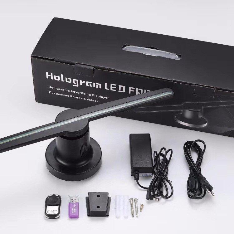 Вентилятор-голограмма 3D LED 770*770 мм для рекламы (арт. 26-2002283)