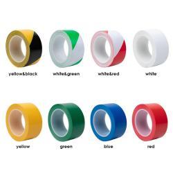 Лента напольная ПВХ желто-черная водостойкая для разметки (арт. 26-1902002)