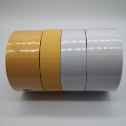 Лента защитная ПВХ 50 мм x 33 м оранжево-желтая для маскировки (арт. 26-1902049)