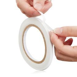 Лента двусторонняя белая нетканая с акриловым клеем (арт. 26-1902231)