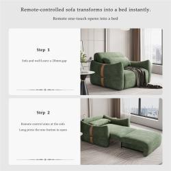 Диван-кровать электрический складной тканевый для гостиной (арт. 26-2102026)