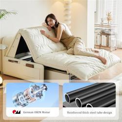 Диван-кровать из кожи с электроприводом для школ и отелей (арт. 26-2102028)