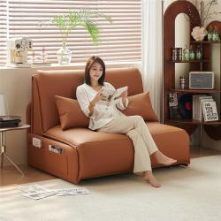 Диван-кровать электрический кожаный с пультом для гостиной (арт. 26-2102032)